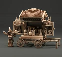 Halfling Potion Cart